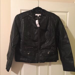 New York & Co Faux Leather Jacket, new with tags.